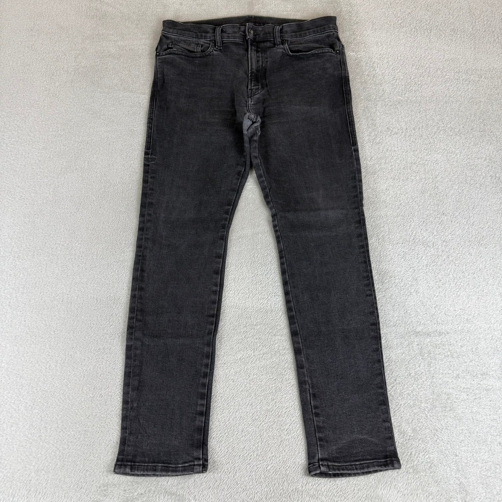 Diesel D-Amny Skinny Jeans Mens 31x28 Black Denim Distressed Stretch 009HB